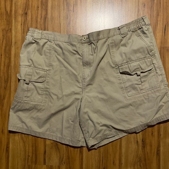 Basic Edition Men’s Cotton Cargo Shorts Size XXXXL - Picture 3 of 12